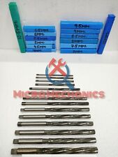 4MM To 10.5MM - HSS Valve Stem Guide Reamers 14x - SPIRAL -Squared Top USA Ship