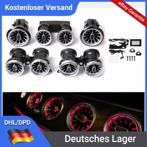 64 Farben Front Rear Air Vent LED Umgebungslicht Atmosphärenlampe Kits für W213 - Bild 1 von 12