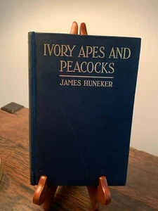 Ivory Apes and Peacocks by James Huneker 1915 Hardcover - Picture 1 of 8