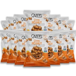 Quinn Pretzels 21 Ounce Gluten Free Peanut Butter Filled Non GMO Snack - Picture 1 of 4