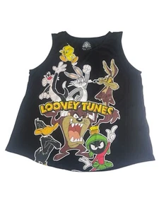 Looney Toons Gang Tank Top Juniors Sz L-XL (19) SEE PICS-Measurements-READ Vtg - Picture 1 of 11