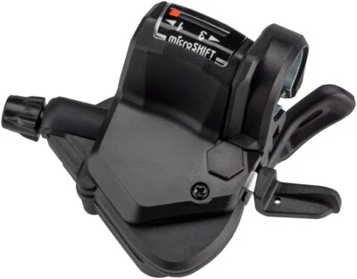 microSHIFT Mezzo LEFT Thumb-Tap Shifter,Triple,Gear Indicator, Compatible - Image 1 of 2