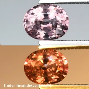 💎 0.81ct 5.8x4.5mm VS Oval Natural Color Change Garnet - Unheated, Tanzania Gem - Imagen 1 de 6