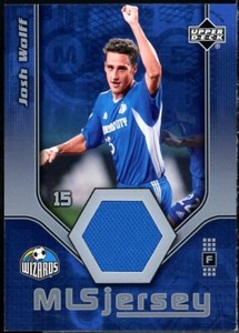 Josh Wolff Card 2005 Upper Deck MLS Jerseys #JWJ 