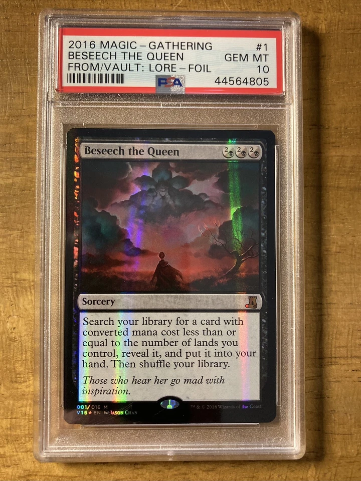MTG✨BESEECH THE QUEEN FOIL✨FTV: Lore PSA 10 GEM MINT Mythic Rare 2016 POP 1 ! - Image 1 of 2