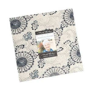 MODA Layer Cake Indigo Blooming Contains 42 pieces measuring 10" squares - Picture 1 of 24