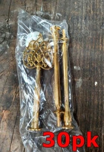 30x 3Tier Cake Stand Fitting HEAVY NEW Golden Handle Wedding HighTea Hardware - Picture 1 of 3