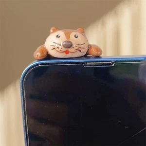 Hipper Phone Otter Charm – Kawaii Peeker Clay Brelok / Pasek na telefon - Zdjęcie 1 z 5