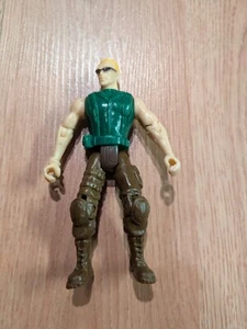 Military GI Style 4" PVC Actionfigur mit blonden Haaren und Sonnenbrille - Bild 1 von 4