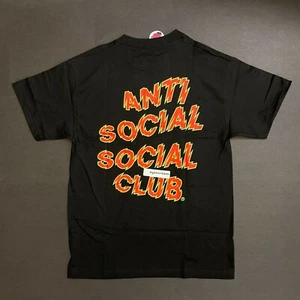 DS Anti social social club Maniac Black Tee Black L SS21 ASSC CPFM - Picture 1 of 7