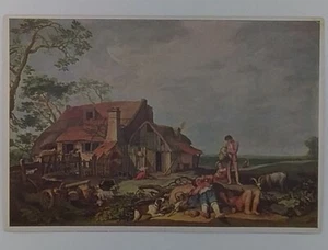 Vintage Art Print - Landscape With Peasants Resting by Abraham Bloemaert - Picture 1 of 2