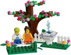 Neuf Lego Spring Time Scene Polybag Set 40052 88 pièces avec 2 figurines et arbre