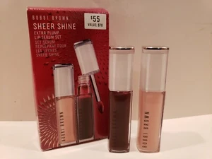 Bobbi Brown ~ Sheer Shine Extra Plump Lip Serum Set~Bare Pink/Bare Plum ~ NIB - Picture 1 of 2