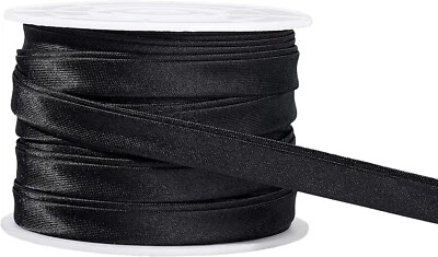 Cinta sesgada satinada de 13,5 yardas 3/8 pulgadas doble pliegue cinta sesgada de encuadernación satinada para... Foto 1 de 4