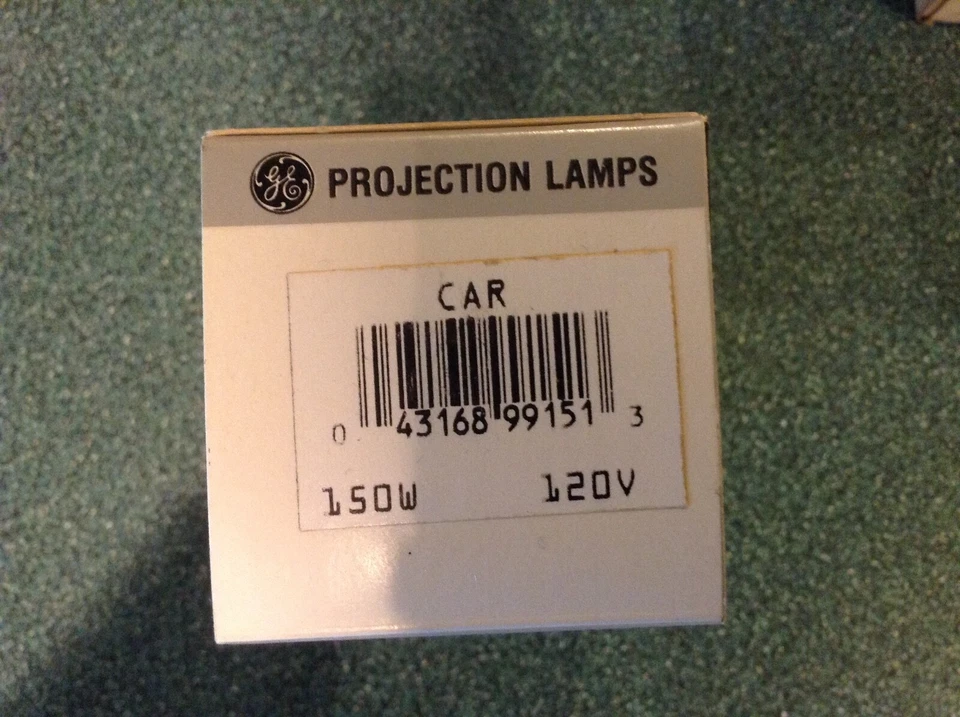  CAR Proyección Fotográfica BOMBILLA LÁMPARA Proyector Nuevo Antiguo Stock GE CAR en caja Foto 1 de 1