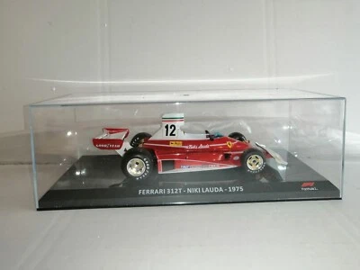 FERRARI 312T NIKI LAUDA 1975 CON TECA FORMULA1 SCALA 1/24 - Immagine 1 di 2