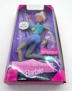Muñeca Barbie Mattel Patinador Olímpico Patín + Spin EE. UU. Olympics 18501 años 90 De colección Reedición - Imagen 1 de 22