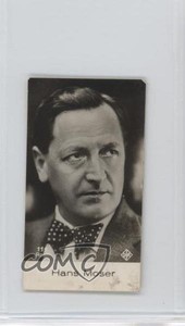 1932 Film-Fotos Tobacco Bulgaria Black Back Hans Moser #111 0f8