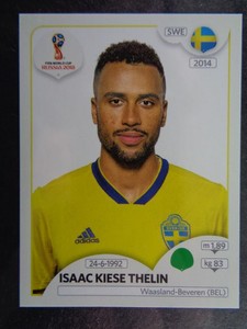 Panini World Cup 2018 Russia - Isaac Kiese Thelin Sweden No. 488