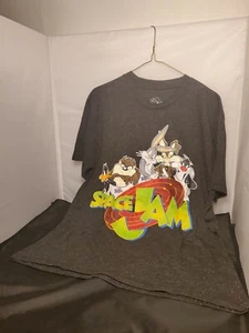 Space Jam Men’s Size Large  Graphic Looney Tunes T Shirt - Picture 1 of 6