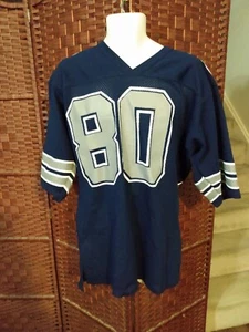 Camiseta de fútbol americano vintage de los años 90 de los Dallas Cowboys para hombre XL NFL #80 Ravens tejida - Imagen 1 de 7