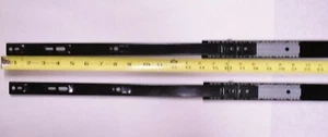 Accuride Drawer Slide Black 18-Inch - 2 Pack 2600 Series No Screws CB2632-18 - Picture 1 of 4