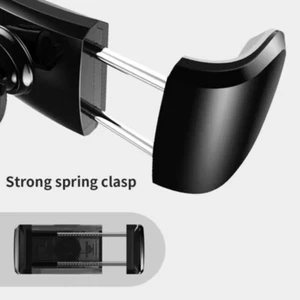 Plastic Automotive Cellphone Holder Portable Rubber Lining 360 Degree Rotatable - Picture 1 of 7