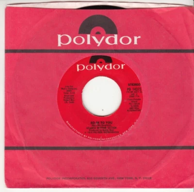 ATLANTA RHYTHM SECTION - SO IN TO YOU - ORIGINAL POLYDOR RECORDS 45- GREAT SHAPE - Image 1 of 2