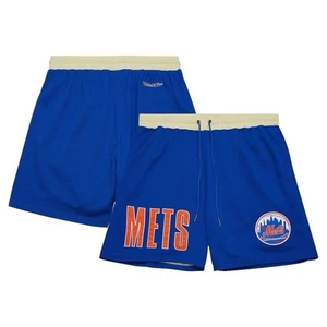 Men's Mitchell & Ness Royal New York Mets OG 2.0 Fashion Shorts - Picture 1 of 3