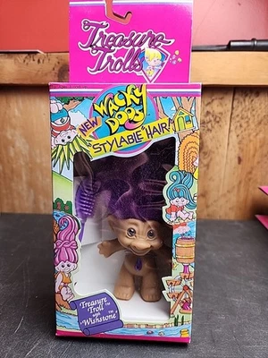ACE Novedad Treasure Trolls Trolls Piedra de Deseos Púrpura Gema Wacky Doos Sellado Nuevo Foto 1 de 4