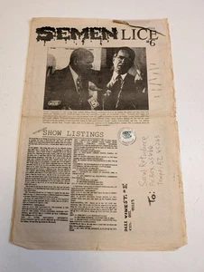 Semen Lice: #6  1997 Cincinnati Punk Fanzine - Bild 1 von 5
