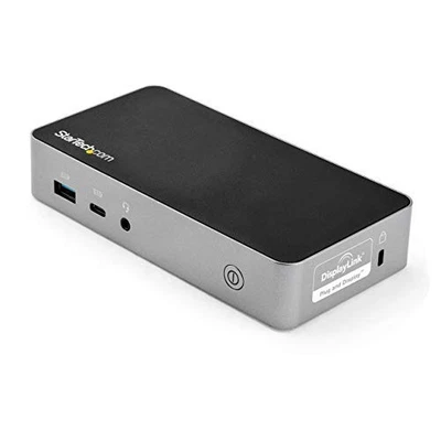 StarTech USB-C Dock - Dual Monitor 1080p HDMI Laptop Docking Station - 60W Power - Image 1 of 4