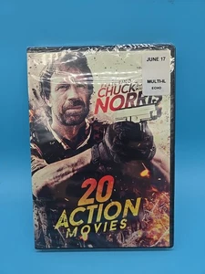 Chuck Norris 20-Film DVD Set Action NEW SEALED 2015 See List in Description - Picture 1 of 2