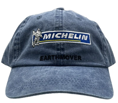 米其林男式帽子轮胎 Earthmover 可调棉棒球帽男士标志 — 第 1/4 张图片