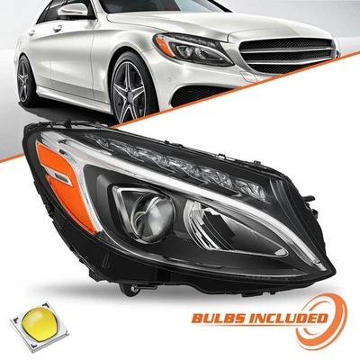 Faro LED derecho lado pasajero mercedes-benz w205 c300 clase c 2015-2018 Foto 1 de 4