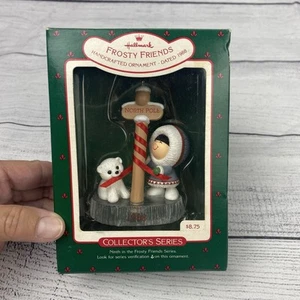 Frosty Friends 1988 Hallmark Keepsake Christmas Ornament 9th North Pole in Box - Picture 1 of 3