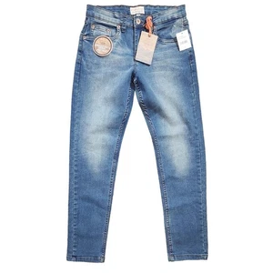 Weatherproof Vintage Boys Indigo Knit Denim Belasco Wash Skinny Fit Jeans Sz 14 - Picture 1 of 7