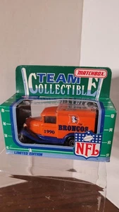 Matchbox NFL Broncos 1990 Diecast Vintage Delivery Truck Limited Edition - Bild 1 von 4