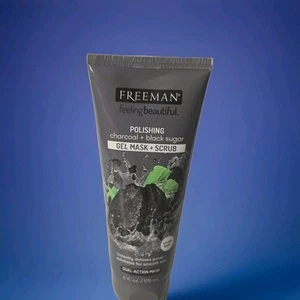 Freeman Polishing Charcoal + Black Sugar Gel Mask + Scrub 6 oz - Picture 1 of 1
