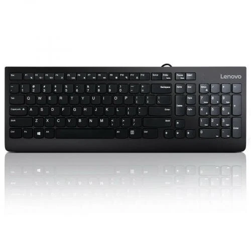Open Box: Lenovo 300 USB Keyboard, Wired, Adjustable Tilt, Ergonomic, Windows 7/ - Image 1 of 1