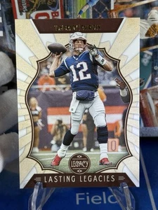 Panini Legacy Lasting Legacies 2019 #LL-TB Tom Brady New England Patriots - Imagen 1 de 3