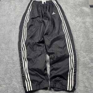 Vintage Adidas Track Pants Men XL Tearaway Basketball Y2K 90s Wideleg Streetwear - Picture 1 of 13