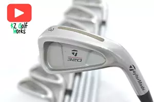 8pcs TaylorMade 320 Iron Set 3-4-5-6-7-8-9-P PW RH NS Pro 950GH Flex R Regular - Picture 1 of 15