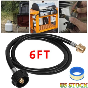 6 feet Propane Adapter Hose 1 lb to 20 lb Converter Replacement for QCC1/Type1 - Picture 1 of 11