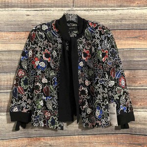 zara embroidered coat