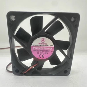 1 PIEZA Ventilador BI-SONIC BP601524HH Ventilador DC24V 0.22A 6015 6CM 2 hilos - Imagen 1 de 3