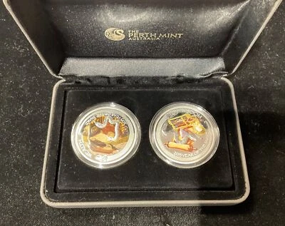 2013 Lunar Good Fortune Wealth & Wisdom silver coins set Perth Mint Australia - Image 1 of 4