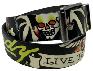 Cinturón reversible Ed Hardy Live To Ride para hombre - Imagen 1 de 6