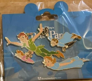 Peter Pan Wendy and the Lost Boys Flying Disney Land Paris DLP 2022 Jumbo Pin - Bild 1 von 3