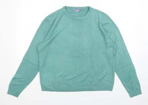 pure & Natural Womens Green Acrylic Blend Jumper Size 14 - Picture 1 of 12